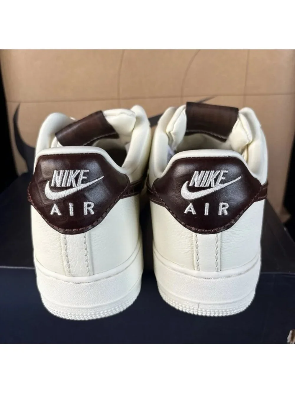 NEW Men's Size 12 Nike Air Force 1 07 Soft Pearl Brown Croc IH7332-001
